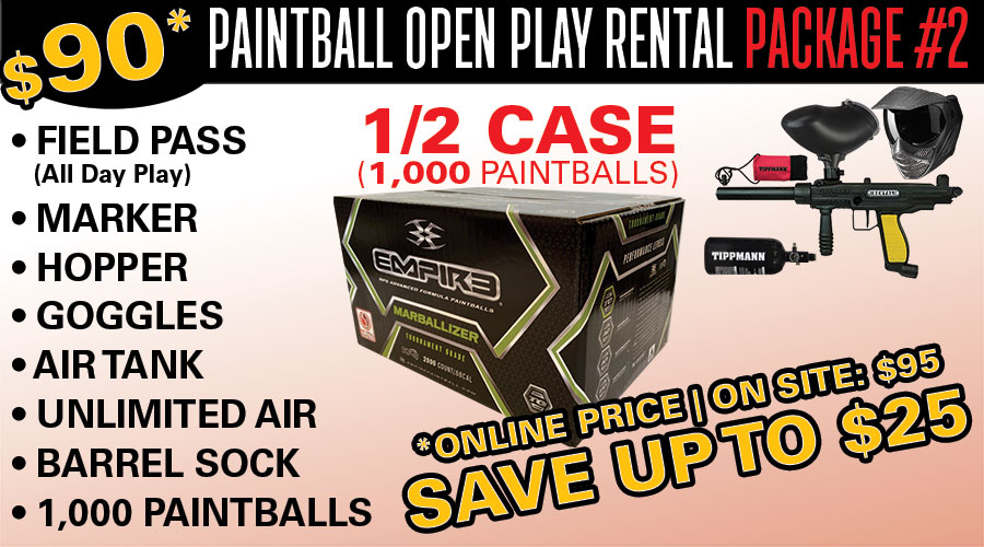 Paintball Open Play Package #2