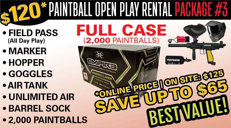 Paintball Open Play Package #3
